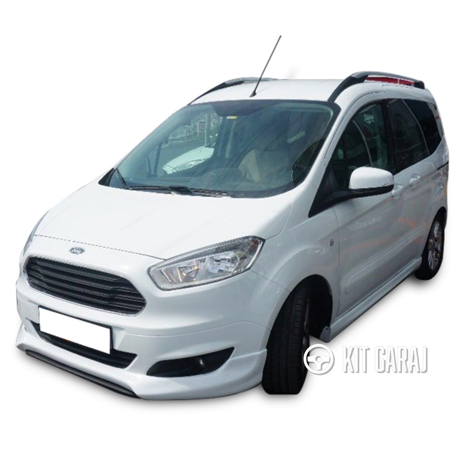 Ford Tourneo Courier 2014-2018 Makyajsız Kasa Uyumlu Boyasız Plastik Ön Ek