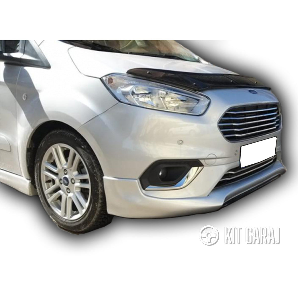 Ford Tourneo Courier 2018-2023 Makyajlı Kasa Uyumlu Boyasız Plastik Servis Model Ön Ek