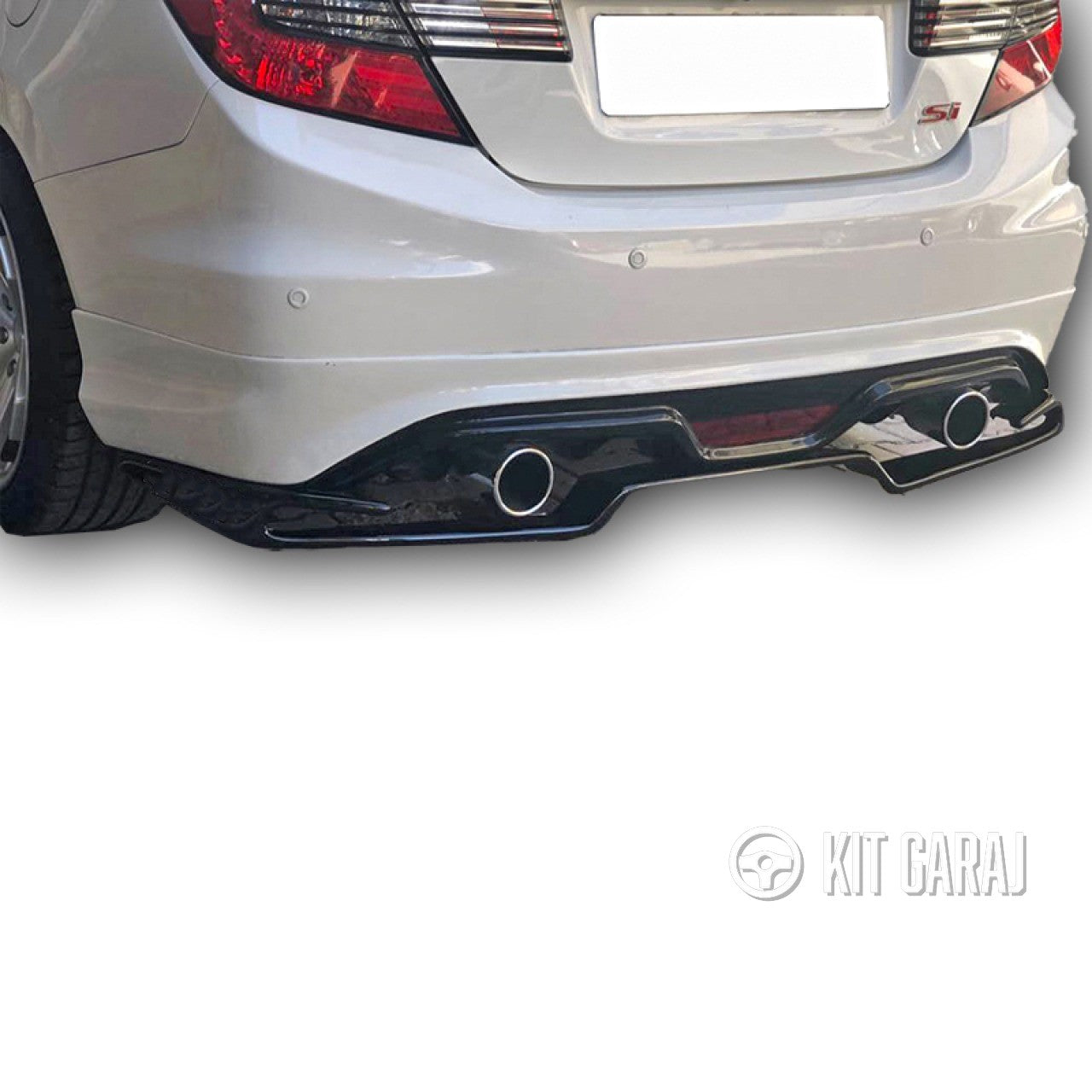 Honda Civic Uyumlu Vtec2 Fb7 Fd6 Voltex Difüzör Parlak Siyah Difüzör Plastik