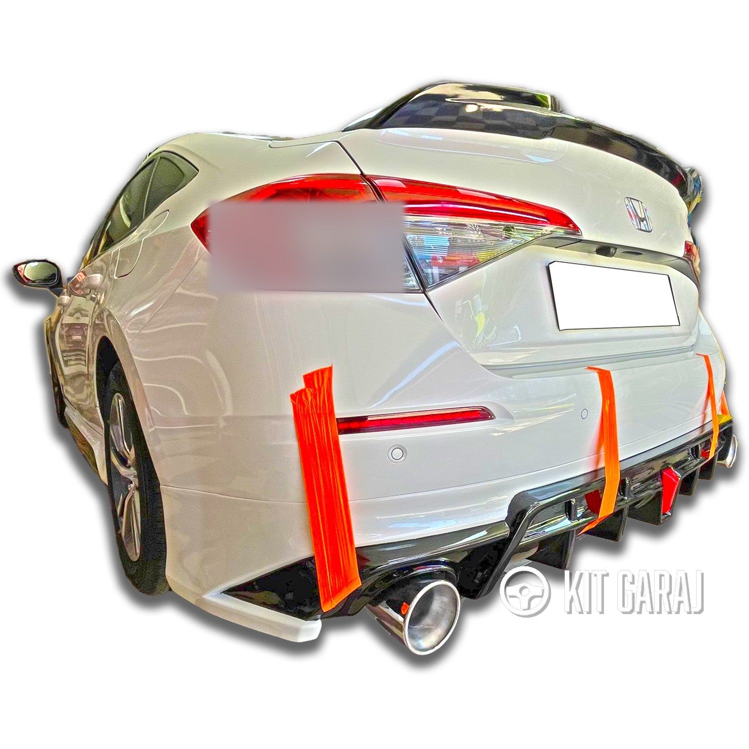 Honda Civic Fe 2022 Uyumlu Yeni Model Plastik Arka Ek