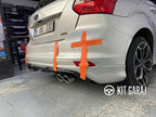 Ford Focus 3 Hb 2012-2014 Makyajsız Kasa Uyumlu Boyasız Plastik Arka Ek