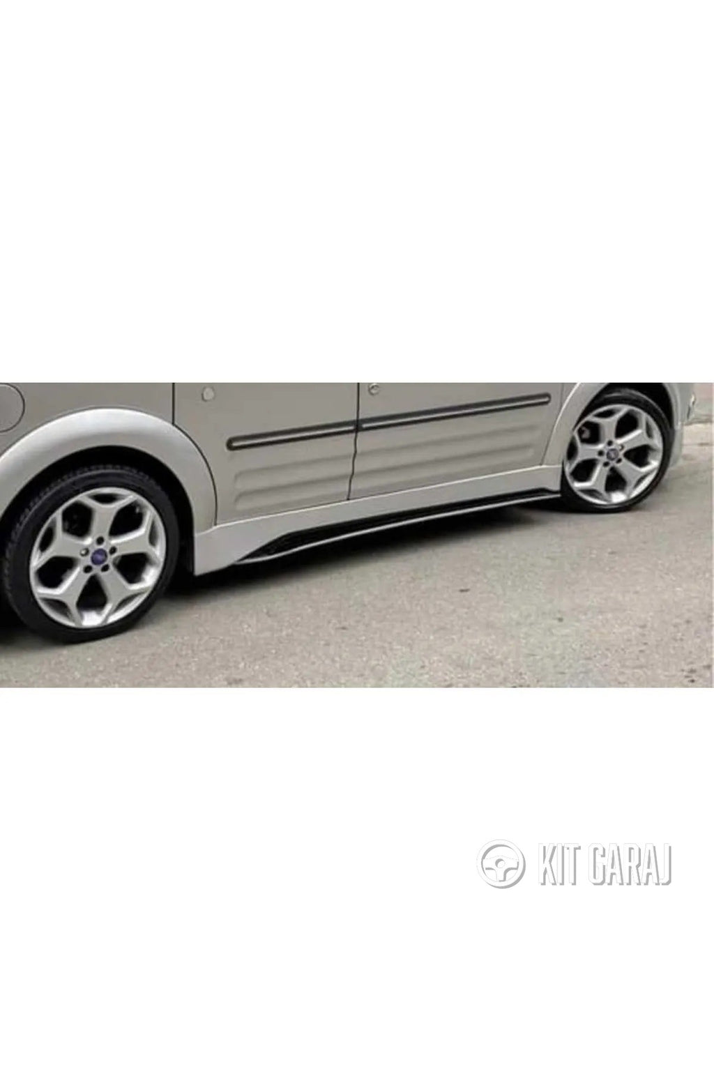 Ford Connect 2002-2013 Uyumlu Marşpiyel Boyasız Plastik Mat Siyah
