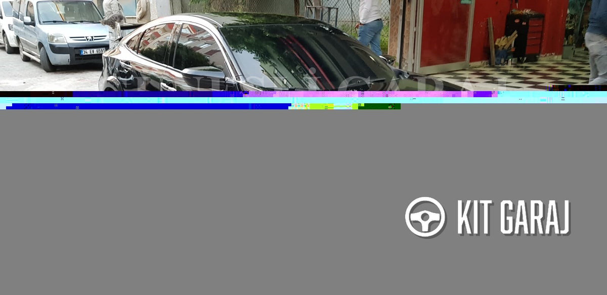 Honda Civic Fc5 2016-2021 Uyumlu Boyasız Plastik Typer Marşpiyel Takımı