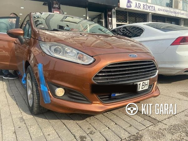 Ford Fiesta 2013-2017 Makyajlı Kasa Uyumlu Boyasız Plastik Ön Ek