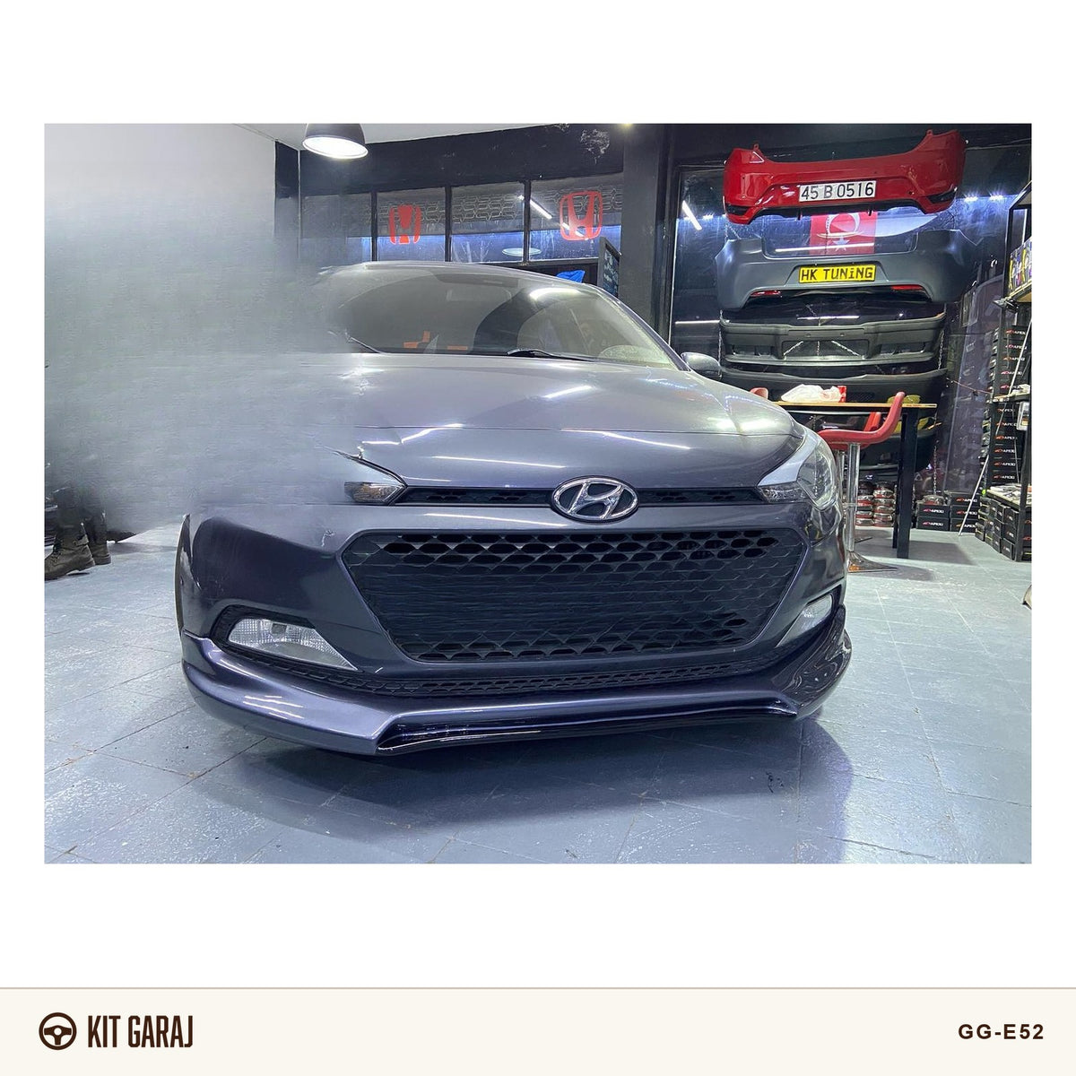 Hyundai i20 Custom Ön Ek (Plastik) Boyasız