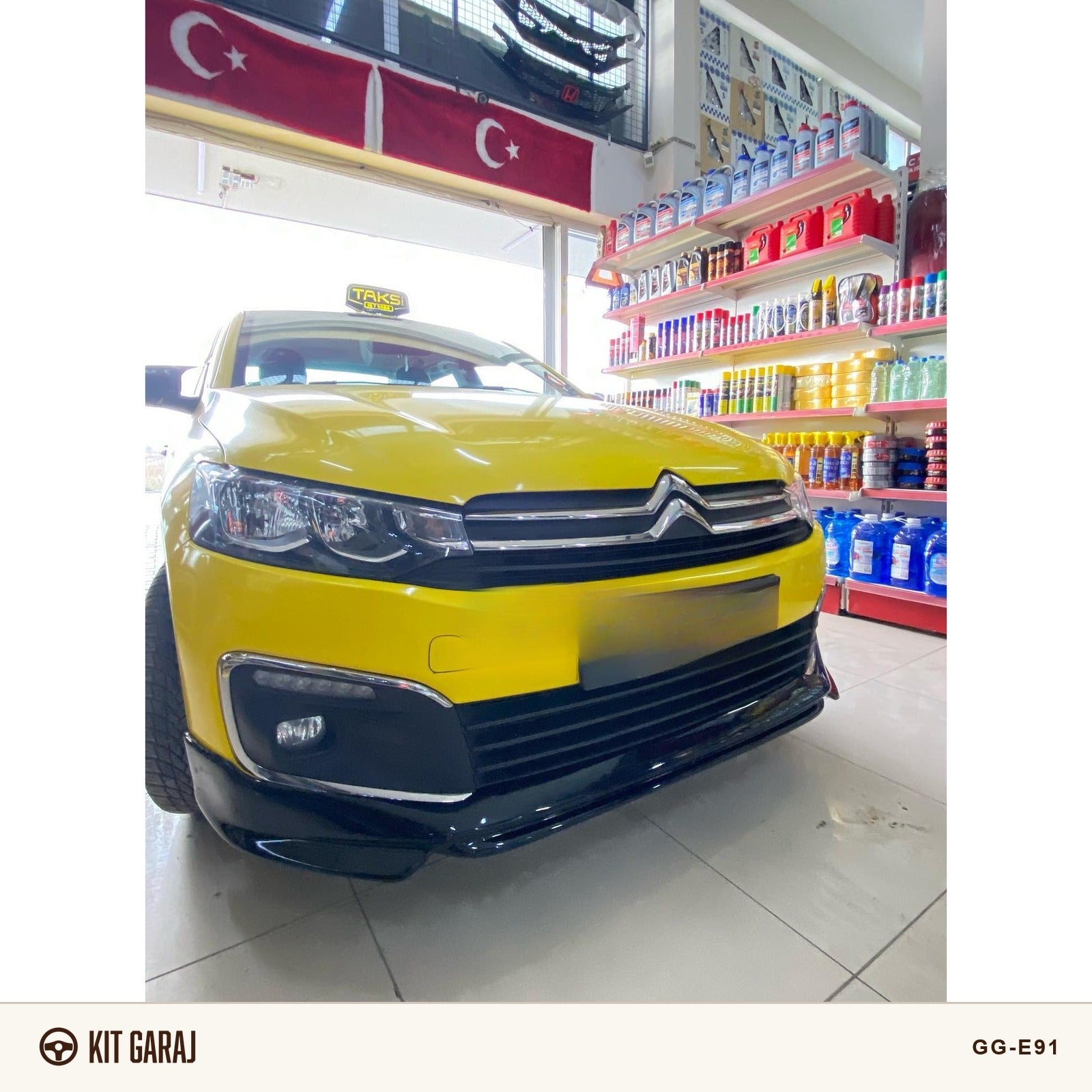 Citroën C-Elysee 2017-2023 Ön Ek (Plastik) Boyasız