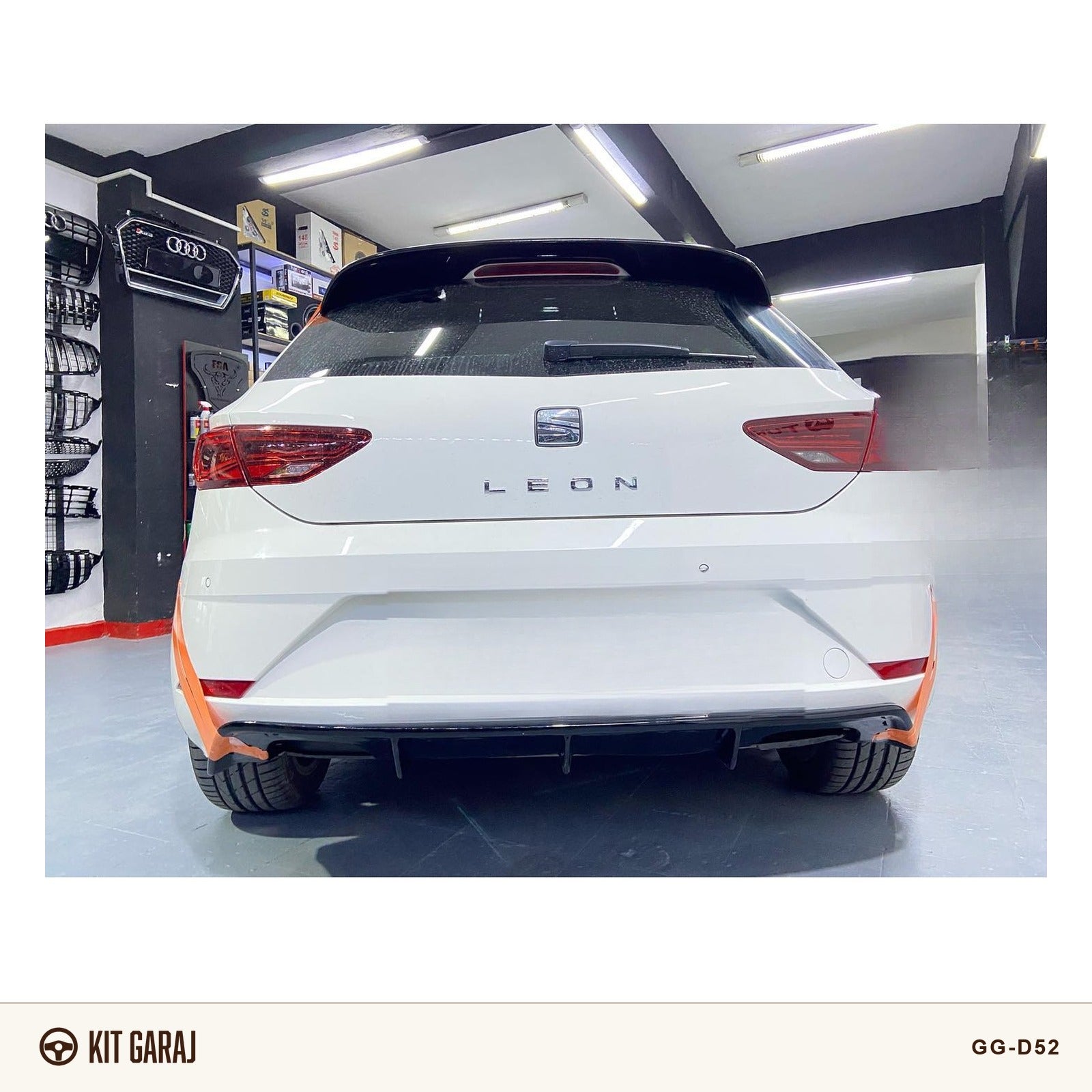 Seat Leon Mk3 2017-2020 FR Piano Black Difüzör (Plastik) Boyalı