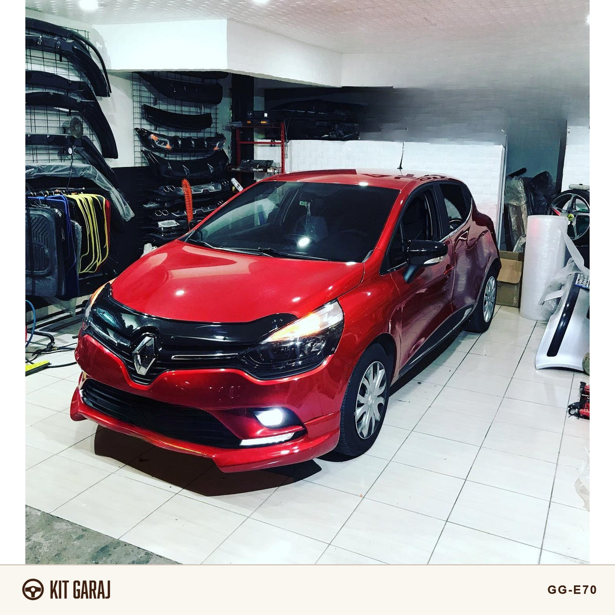 Renault Clio Makyajlı Ön Ek (Plastik) Boyasız