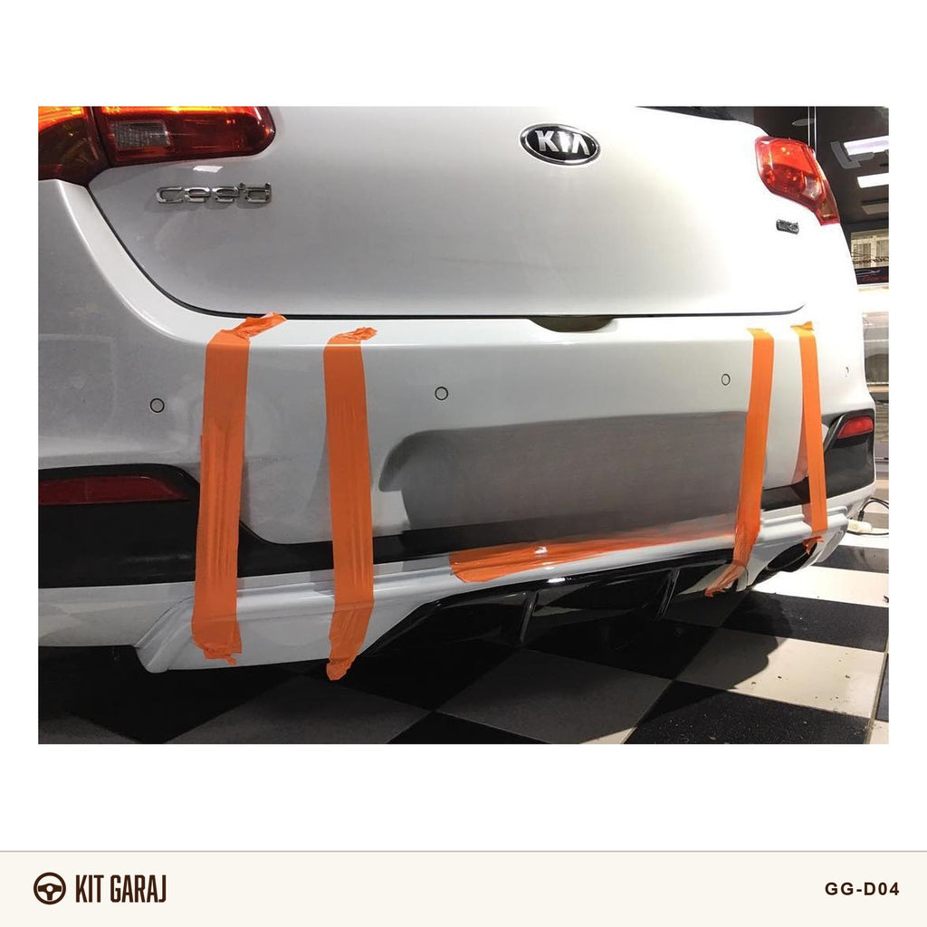 Kia Ceed 2012 Piano Black Difüzör (Plastik) Boyalı