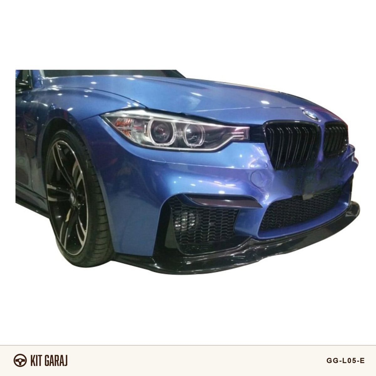 BMW F30 Piano Black Ön Lip (Plastik) Boyalı