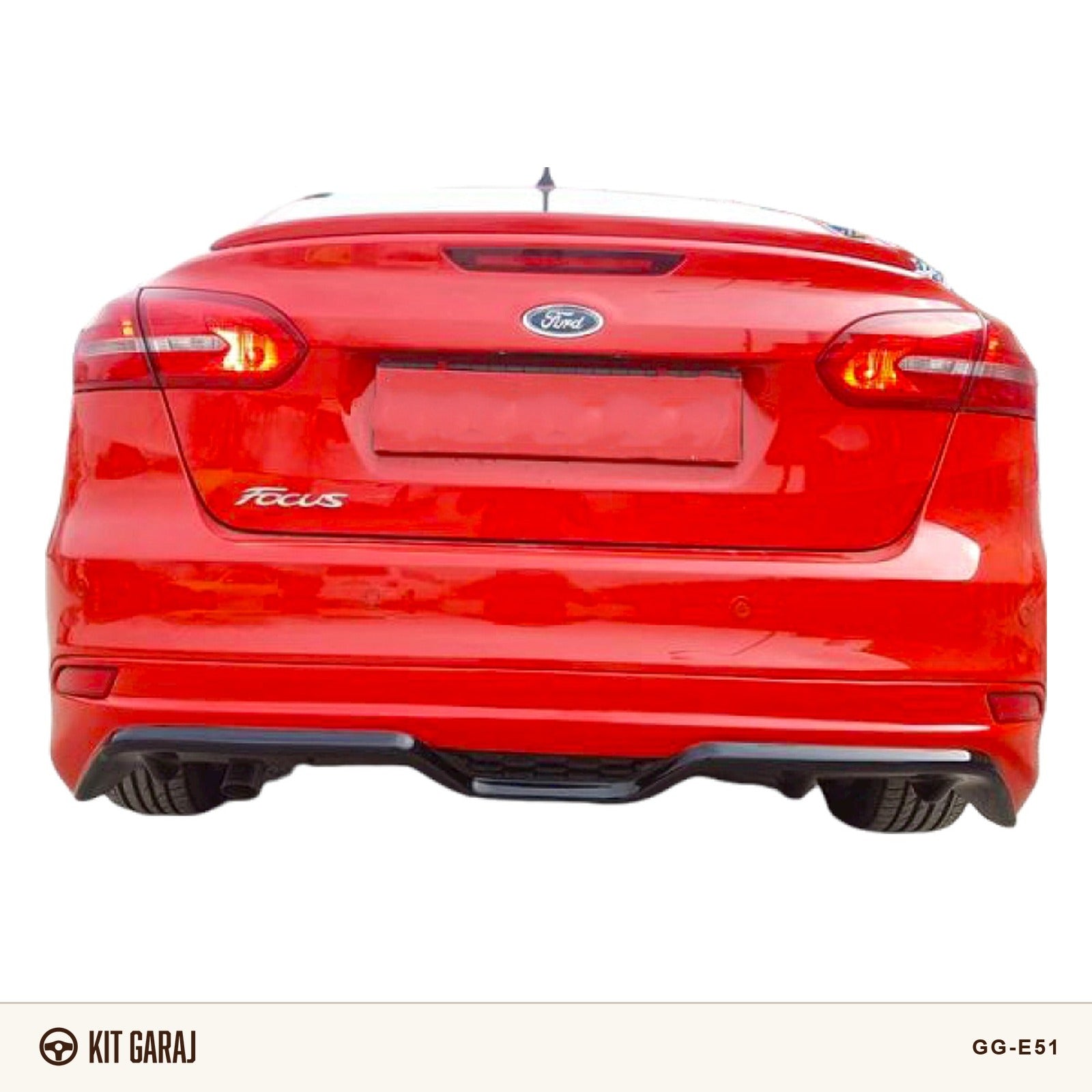 Ford Focus Makyajlı Sedan Makyajsız Arka Ek (Plastik) Boyasız