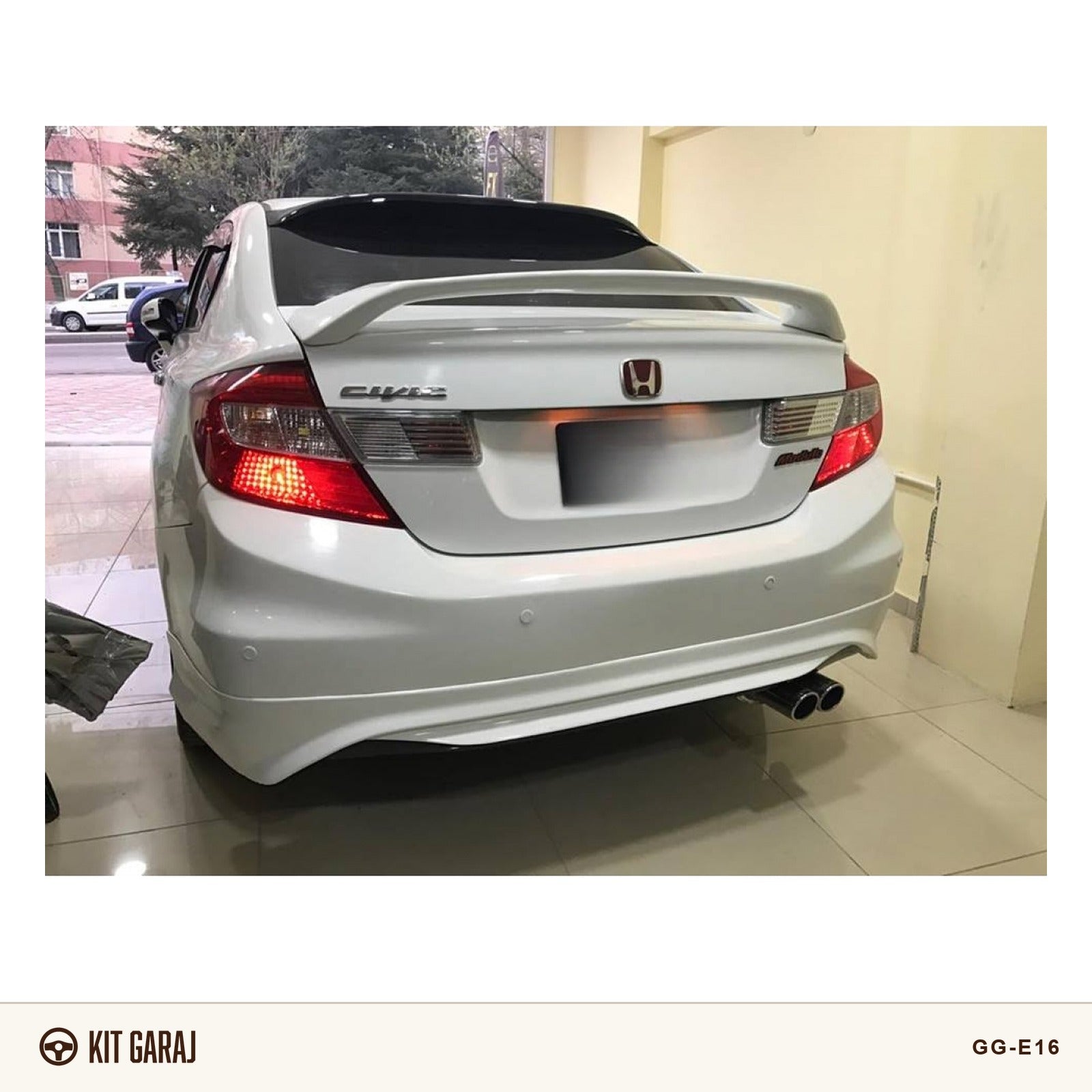 Honda Civic Modulo Arka Ek (Plastik) Boyasız
