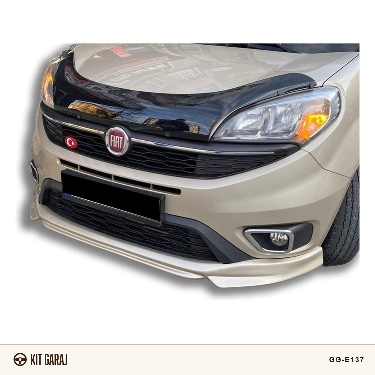 Fiat Doblo D4 2015 Ön Ek (Plastik) Boyasız