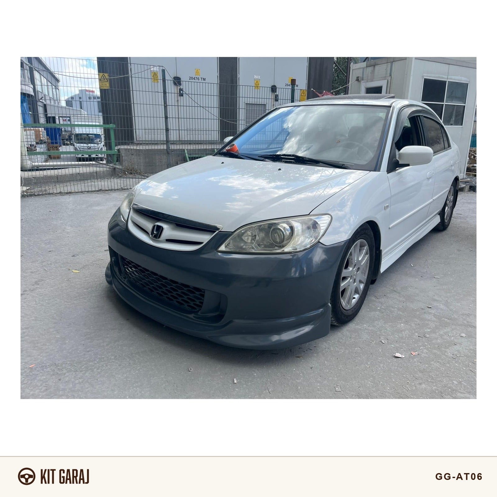 Honda Civic 2001-2006 Ön Tampon Plastik Boyasız