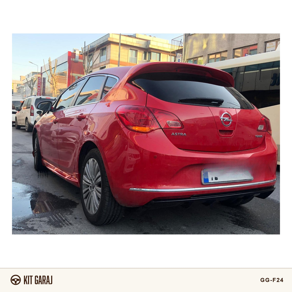 Opel Astra J 2009-2015 Spoiler (Plastik) Boyasız