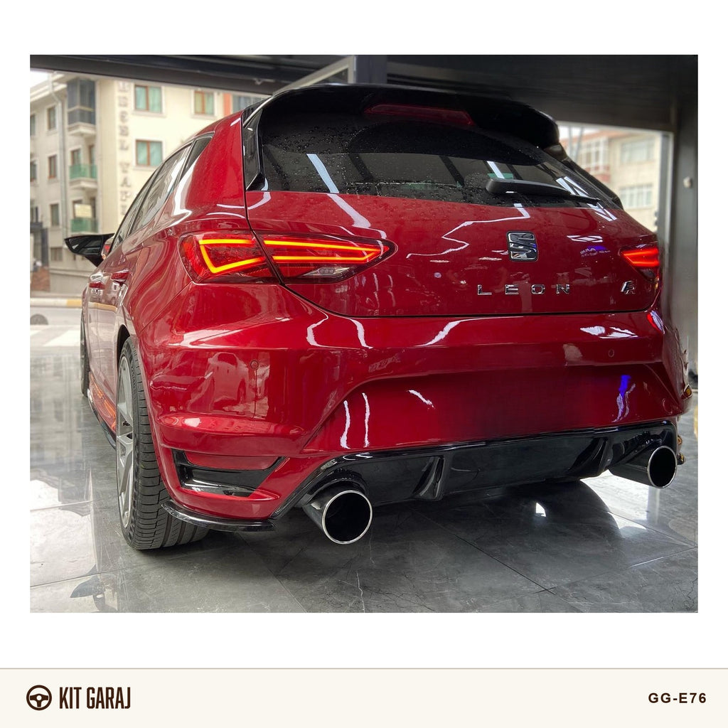 Seat Leon Mk3 2012-2020 Aero Arka Tampon (Plastik) Boyasız