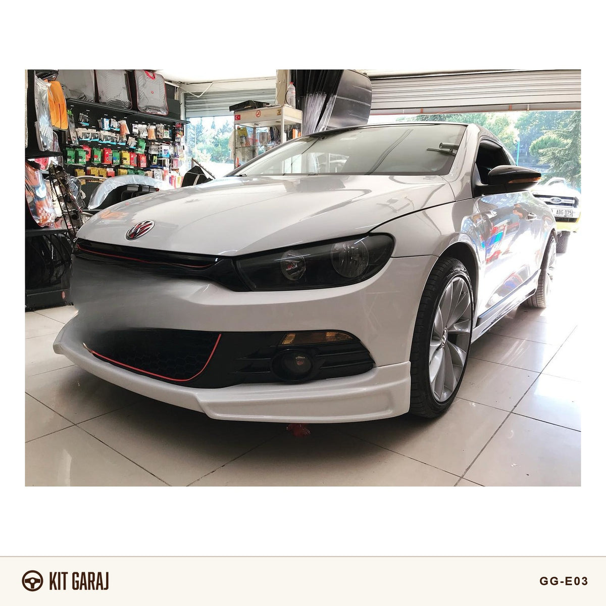 Volkswagen Scirocco Makyajsız Rieger Ön Ek (Plastik)