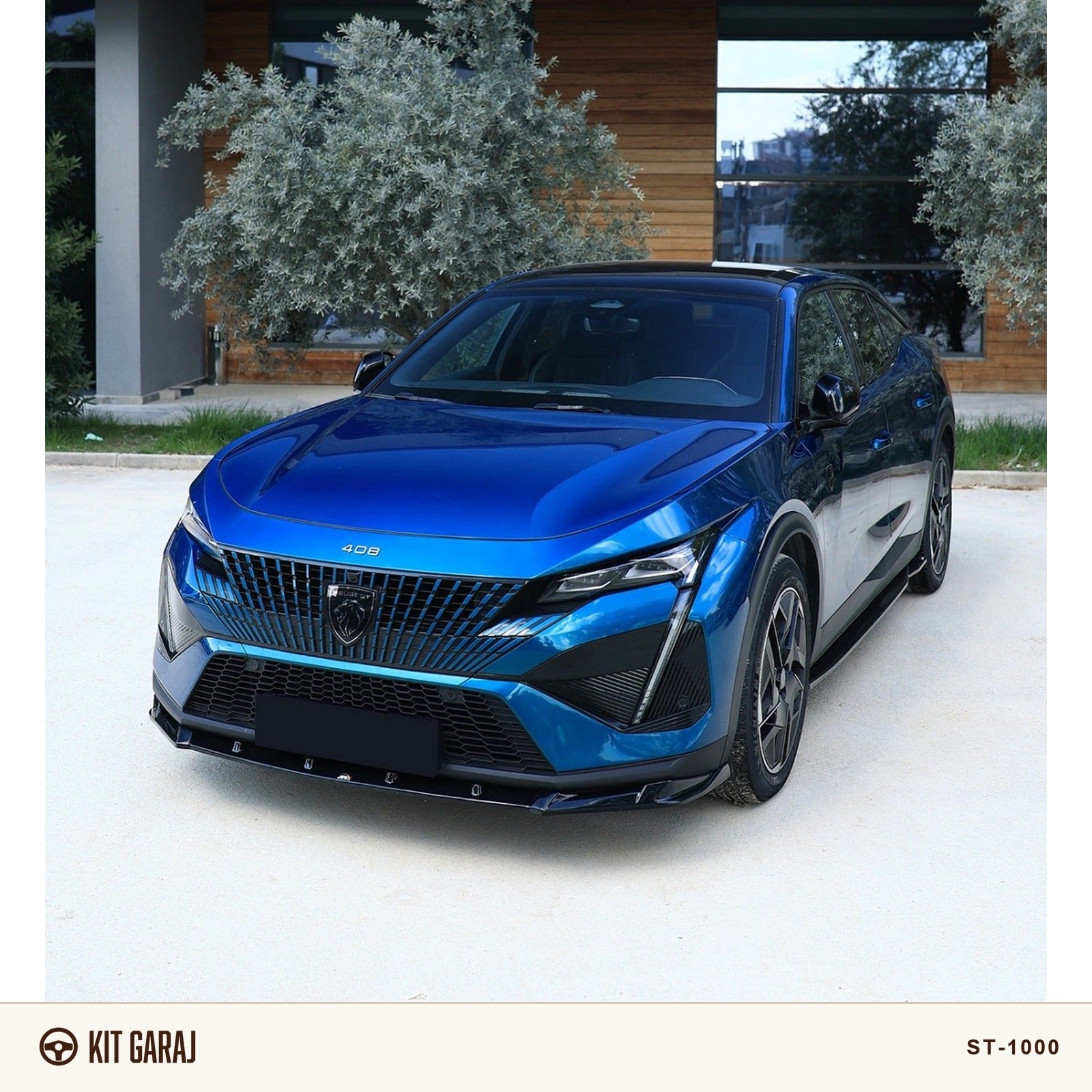 Peugeot 408 Piano Black Ön Lip (Plastik) Boyalı