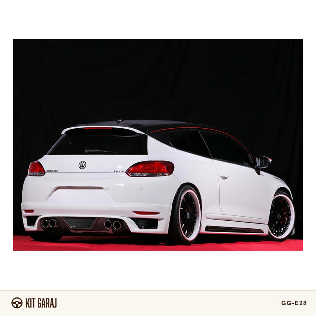 Volkswagen Scirocco Makyajsız Rieger Arka Ek (Plastik) Boyasız