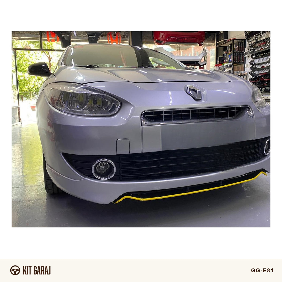 Renault Fluence Makyajsız Ön Ek (Plastik) Boyasız