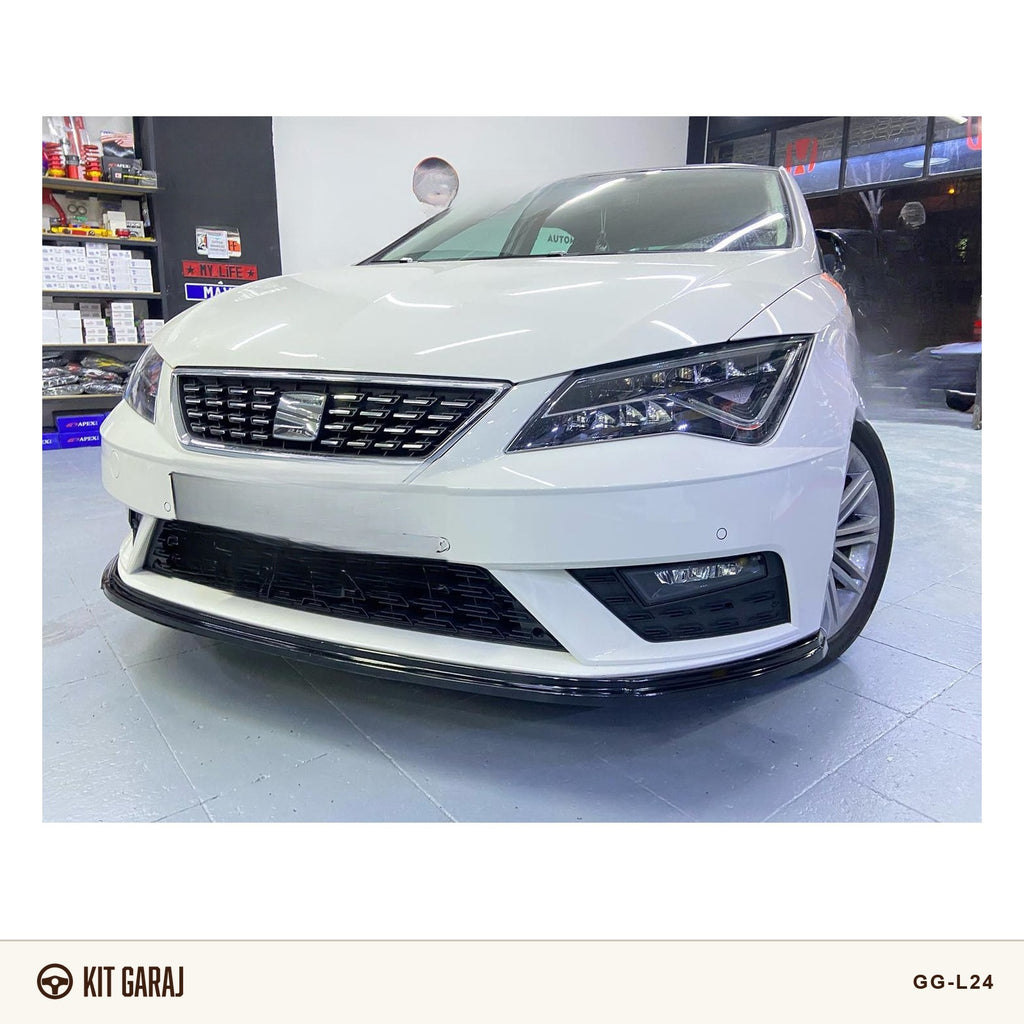 Seat Leon Mk3 2013-2020 Rieger FR Ön Lip (Plastik) Boyasız