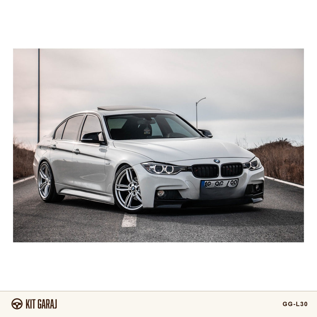 BMW F30 M-Tech Piano Black Ön Lip (Plastik) Boyalı