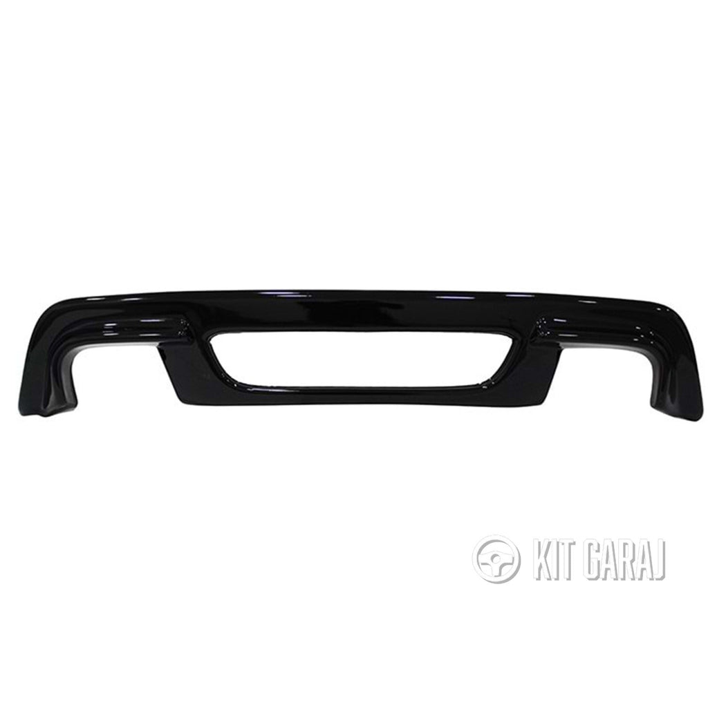 BMW E60 Difüzör M5 Rieger Parlak Siyah Plastik 2003-2009 Uyumlu