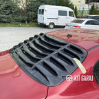 Fiat Egea Sedan 2015-2025 Uyumlu Parlak Siyah Plastik Arka Cam Vizörü