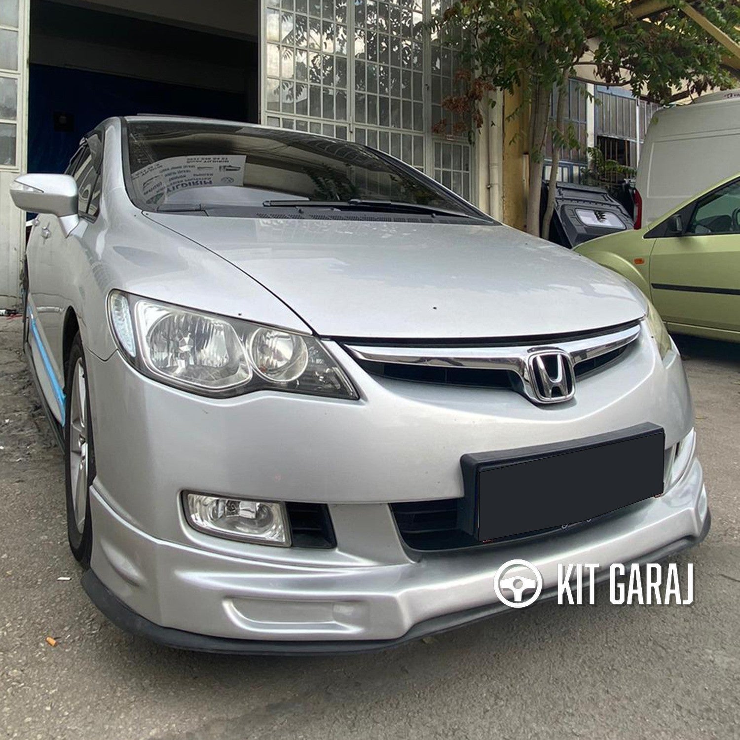Honda Civic Fd6 Makyajsız Kasa Için Makyajlı Ön Ek (Plastik)