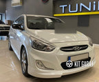 Hyundai Accent Blue 2011-2019 Uyumlu Ön Ek Plastik Koruyucu Dayanıklı & Koruyucu Boyasız