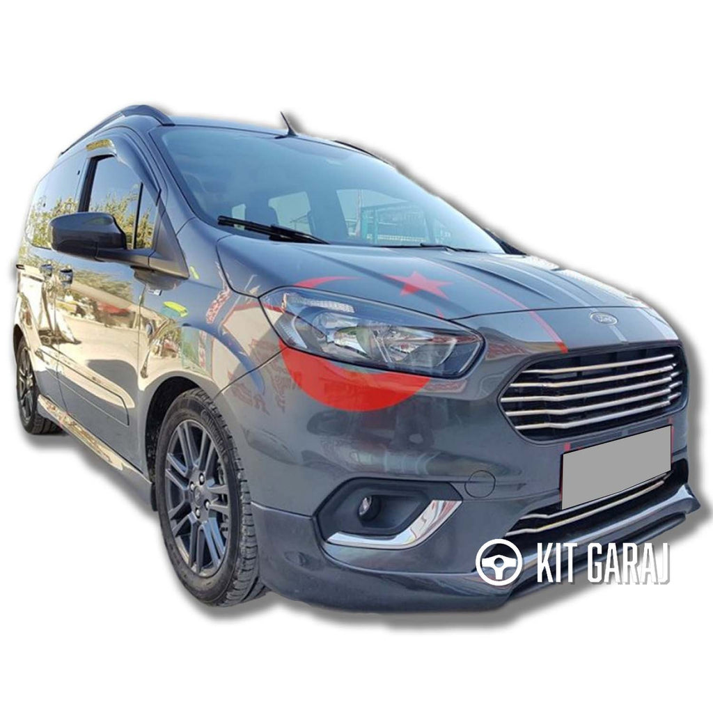 Ford Tourneo Courier 2018-2023 Makyajlı Kasa Uyumlu Boyasız Plastik Servis Model Ön Ek