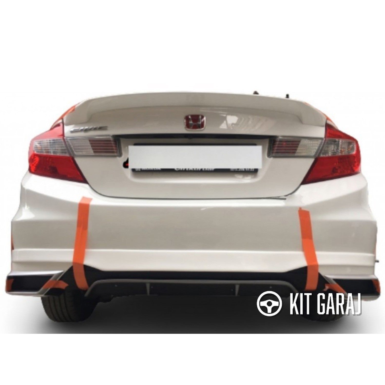Honda Civic Fd6 Egzoz Görünümlü Difüzör (Plastik)