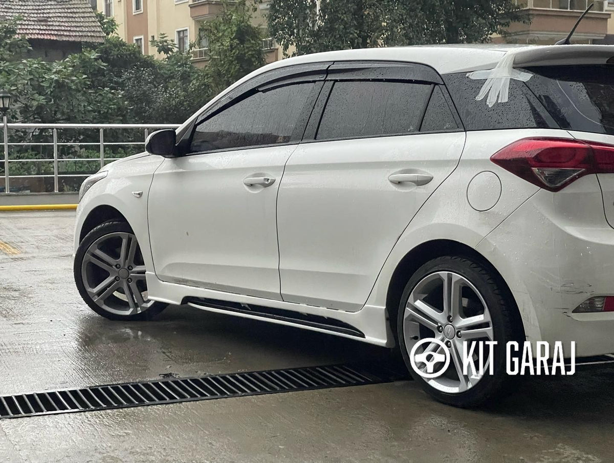 Hyundai i20 2015-2019 Boyasız Plastik Custom V2 Marşpiyel Takımı