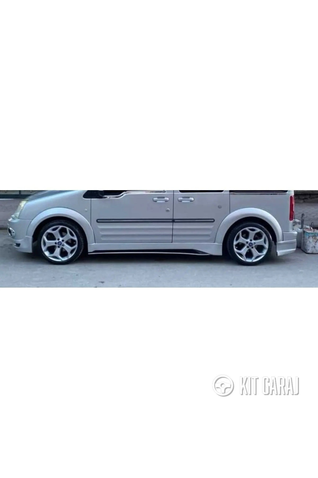 Ford Connect 2002-2013 Uyumlu Marşpiyel Boyasız Plastik Mat Siyah