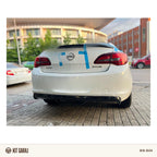 Opel Astra J Sedan 2011-2018 Parlak Siyah Difüzör (Plastik) Boyalı