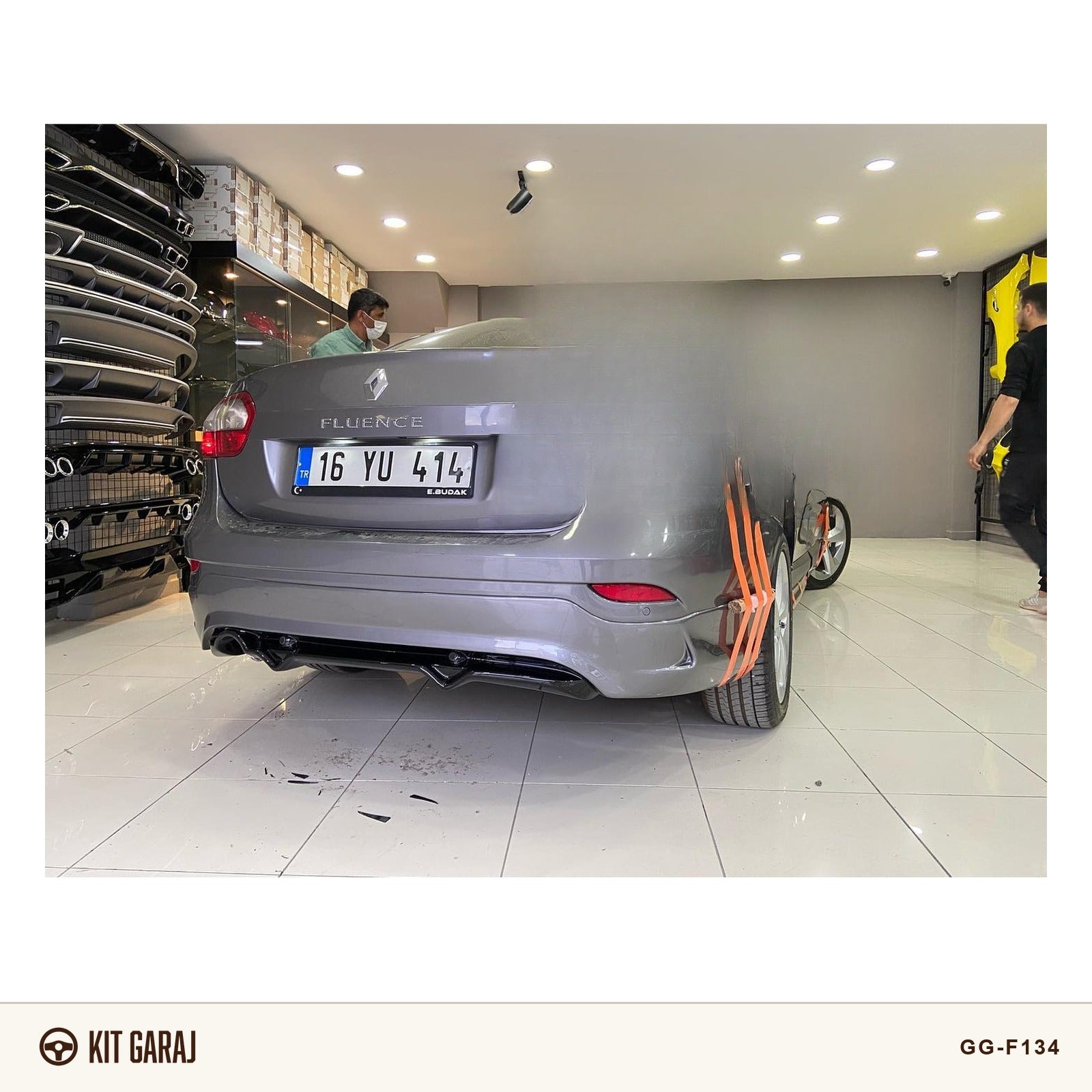 Renault Fluence Arka Ek (Plastik) Boyasız