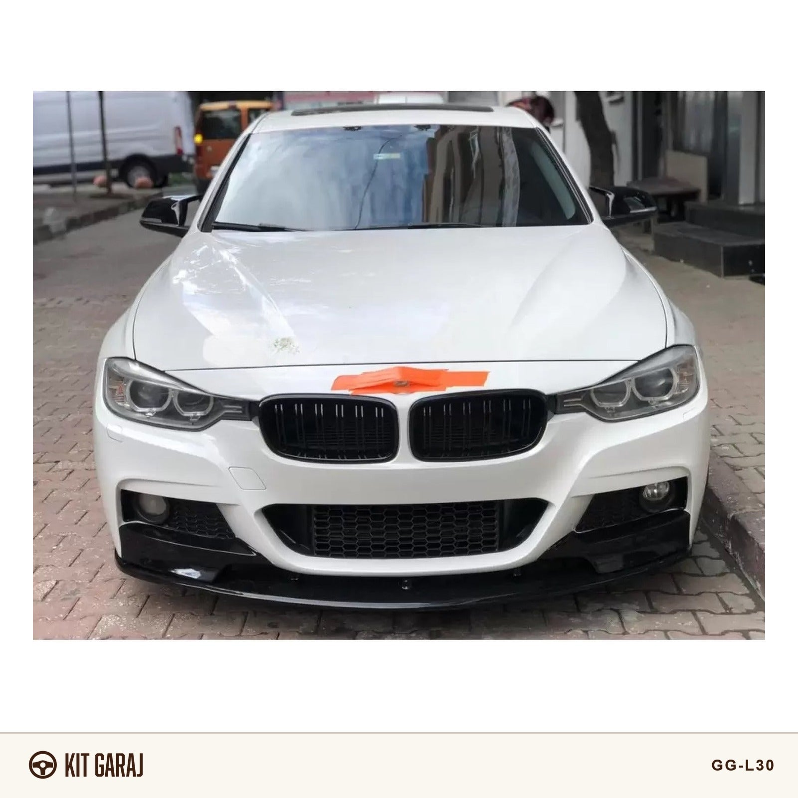 BMW F30 M-Tech Piano Black Ön Lip (Plastik) Boyalı