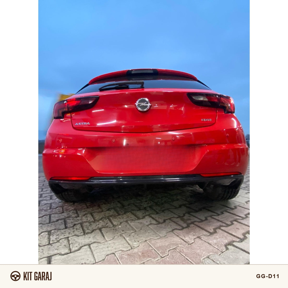 Opel Astra K 2015-2021 Rieger Piano Black Difüzör (Plastik) Boyalı