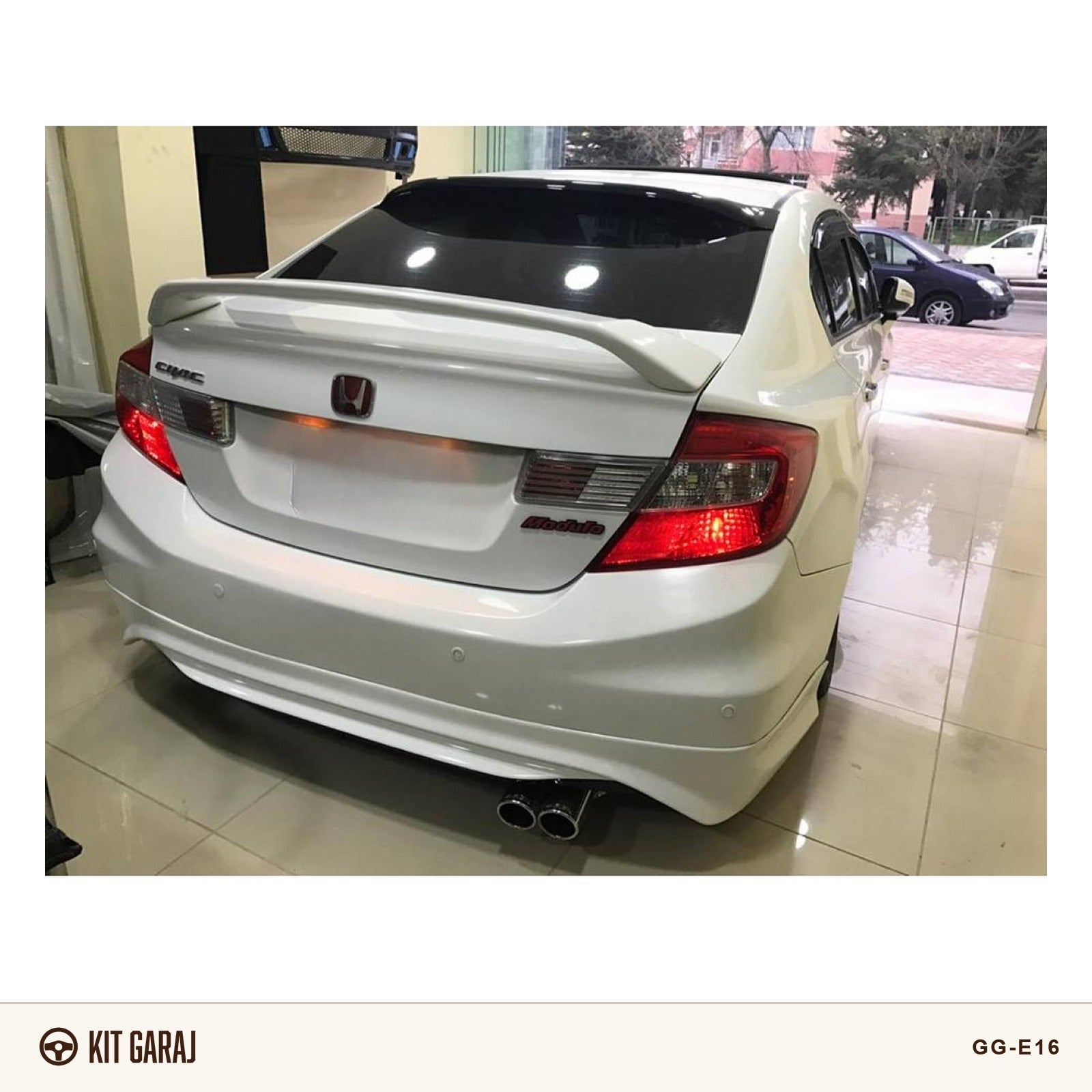 Honda Civic Modulo Arka Ek (Plastik) Boyasız