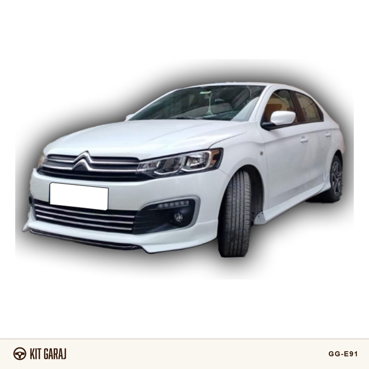 Citroën C-Elysee 2017-2023 Ön Ek (Plastik) Boyasız