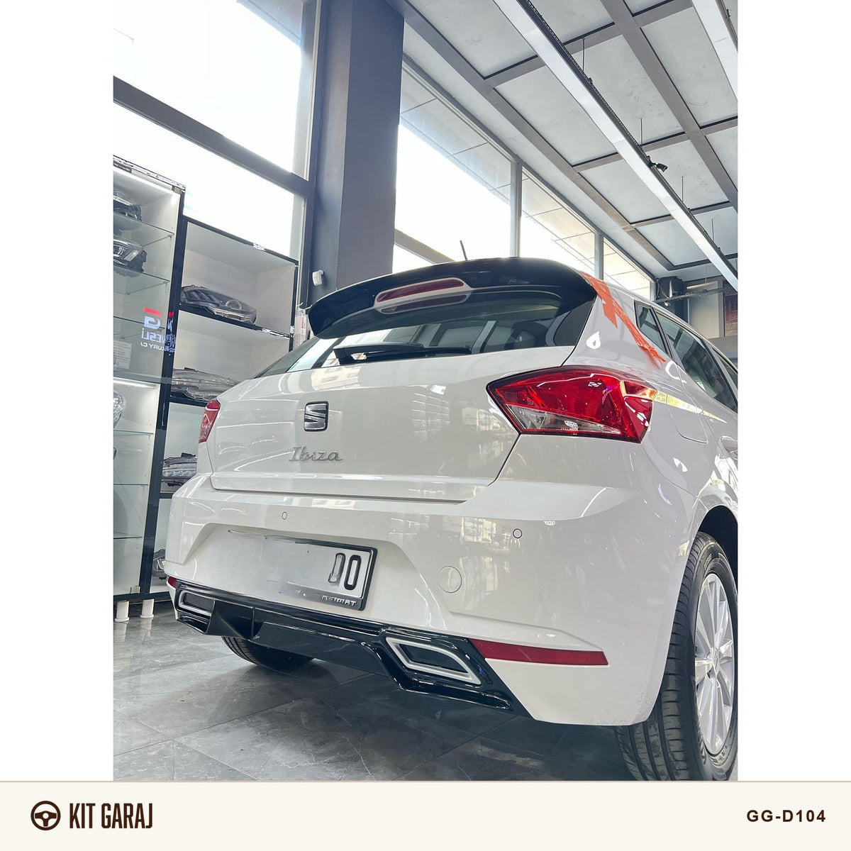 Seat Ibiza 2018+ Piano Black Difüzör (Plastik) Boyalı