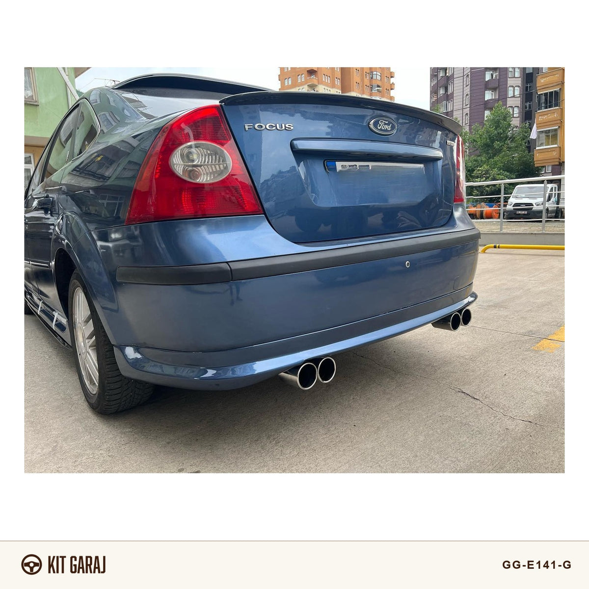Ford Focus 2 Sedan Arka Ek | Dayanıklı Plastik | Boyasız | Kolay Montaj