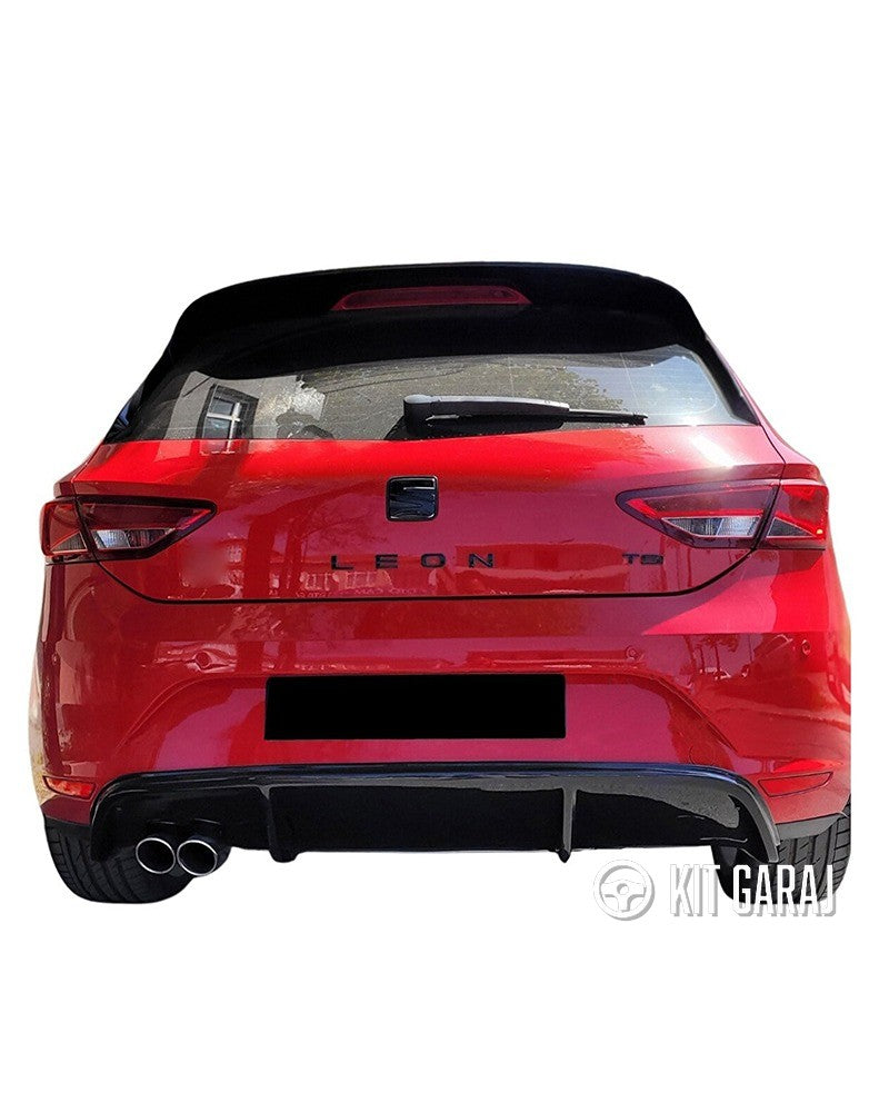Seat Leon Mk3 Style Düz Difüzör (Plastik)