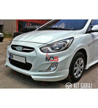 Hyundai Accent Blue 2011-2019 Uyumlu Ön Ek Plastik Koruyucu Dayanıklı & Koruyucu Boyasız