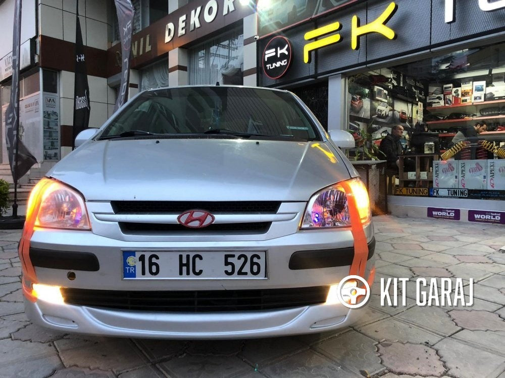 Hyundai Getz Uyumlu Ön Tampon Eki Boyasız