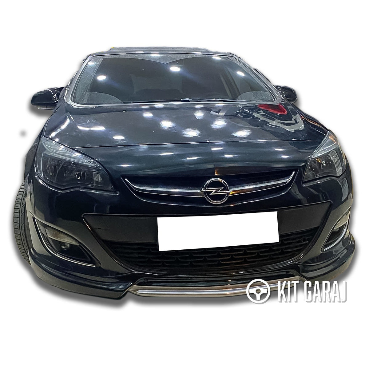 Opel Astra J 2012-2020 Boyasız Plastik Custom Ön Ek Makyajlı Kasaya Uyumlu