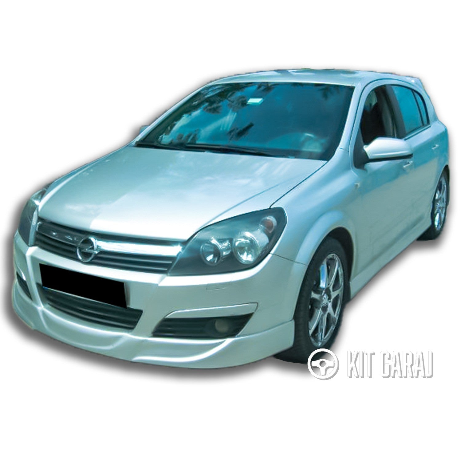 Opel Astra H 2004-2007 Makyajsız Kasa Uyumlu Boyasız Plastik Ön Tampon Eki