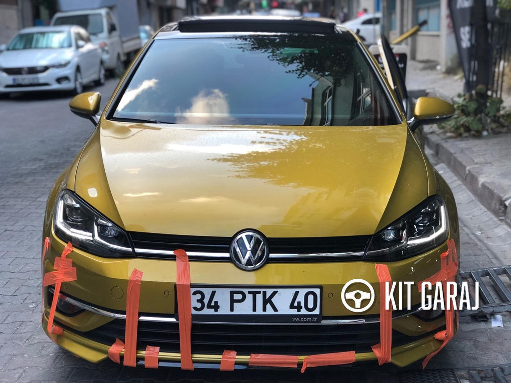Volkswagen Golf 7.5 Uyumlu Ön Ek Plastik