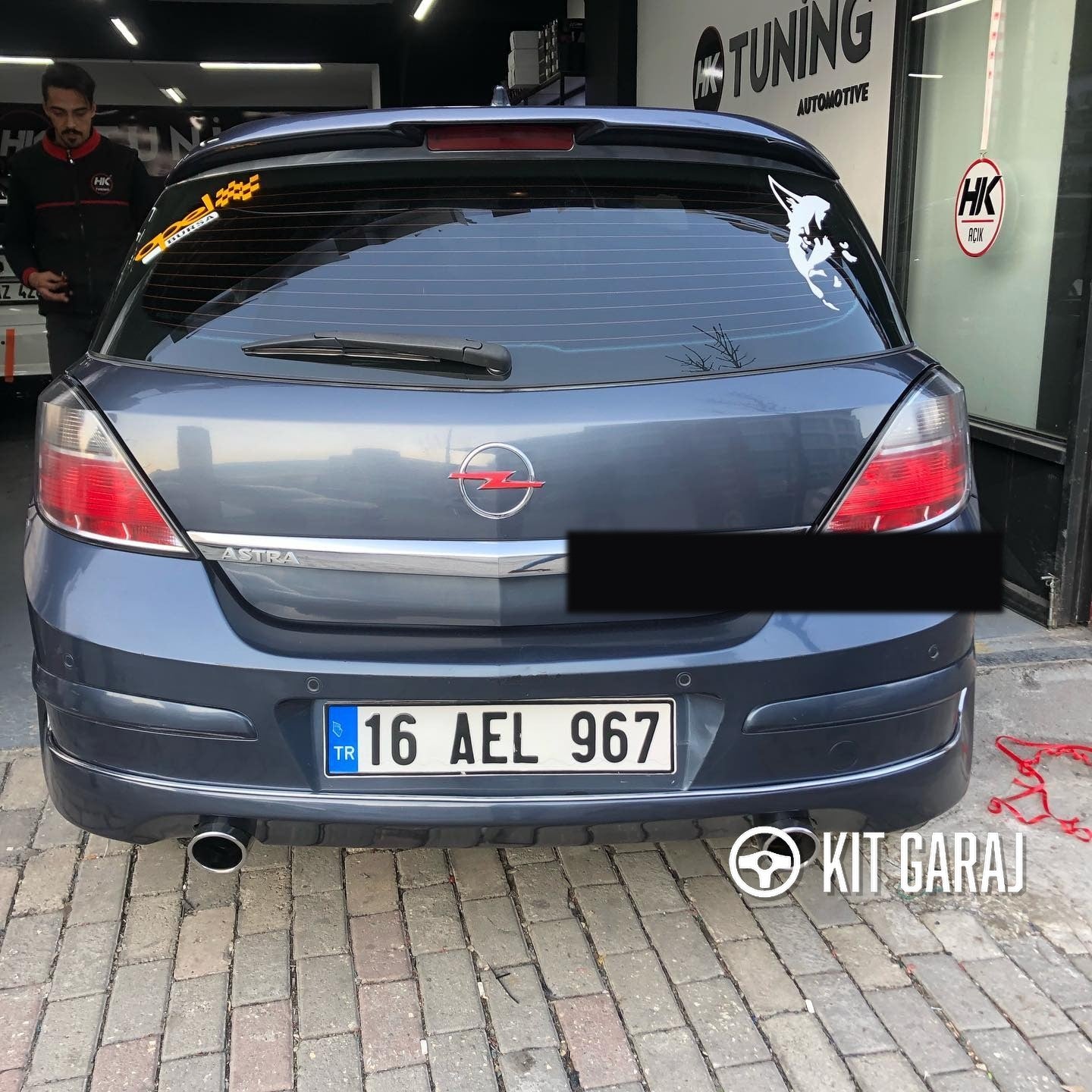 Opel Astra H Arka Ek (Plastik)