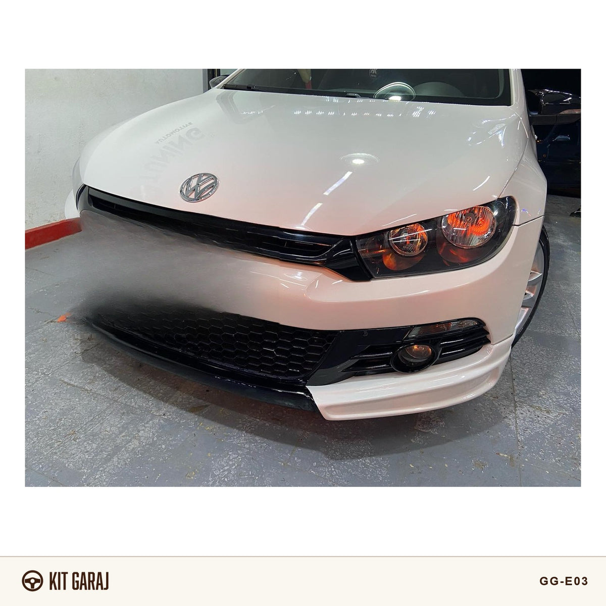 Volkswagen Scirocco Makyajsız Rieger Ön Ek (Plastik) Boyasız